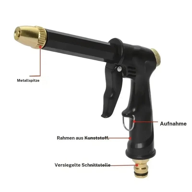 Portable High Pressure Water Sprayer, Adjustable Garden Hose Nozzle Sprayer--Car Washing & Maintenance Tool, Pet Cleaning Tool & Dealsforyoudays