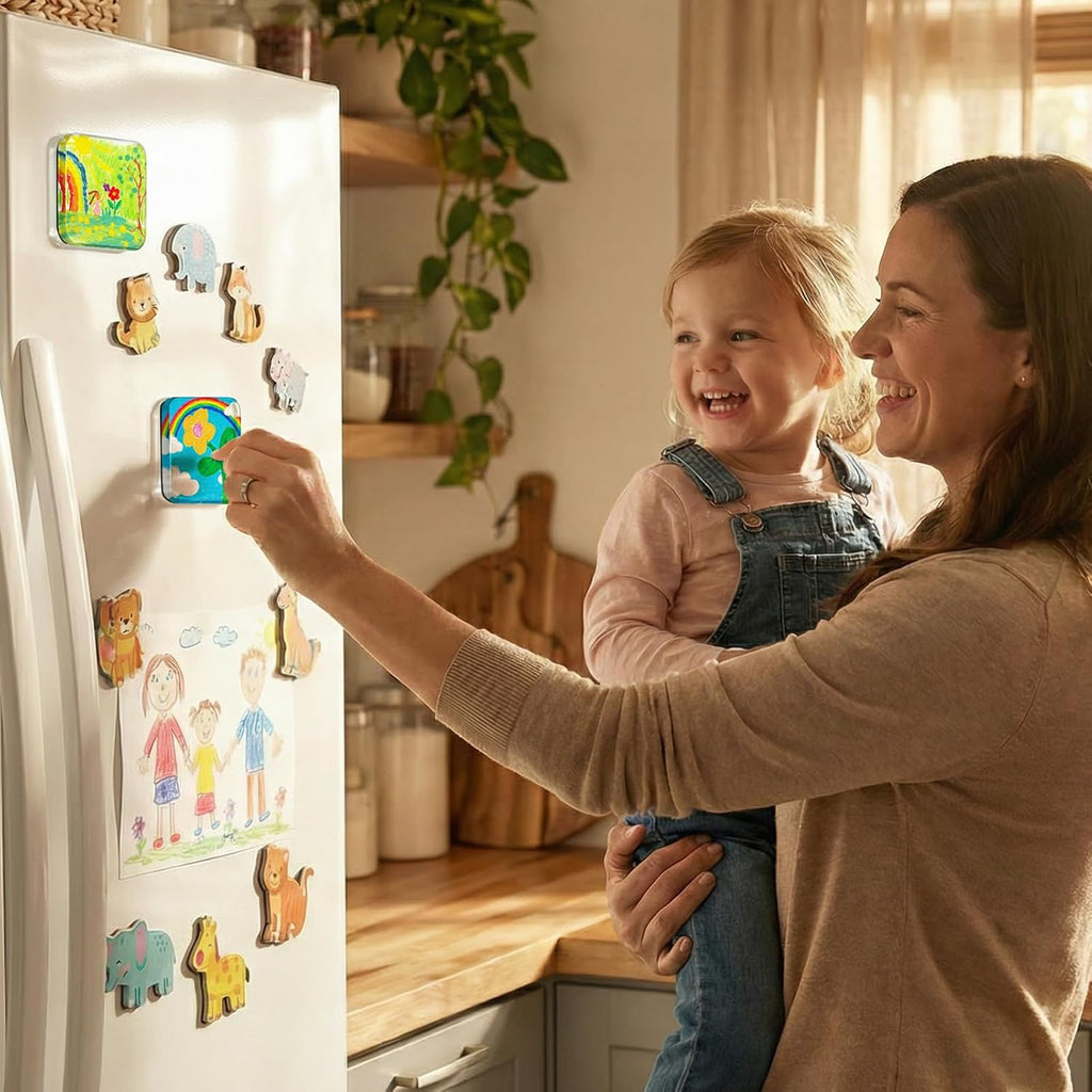 10 Peel & Stick Acrylic Picture Frames for Fridge.