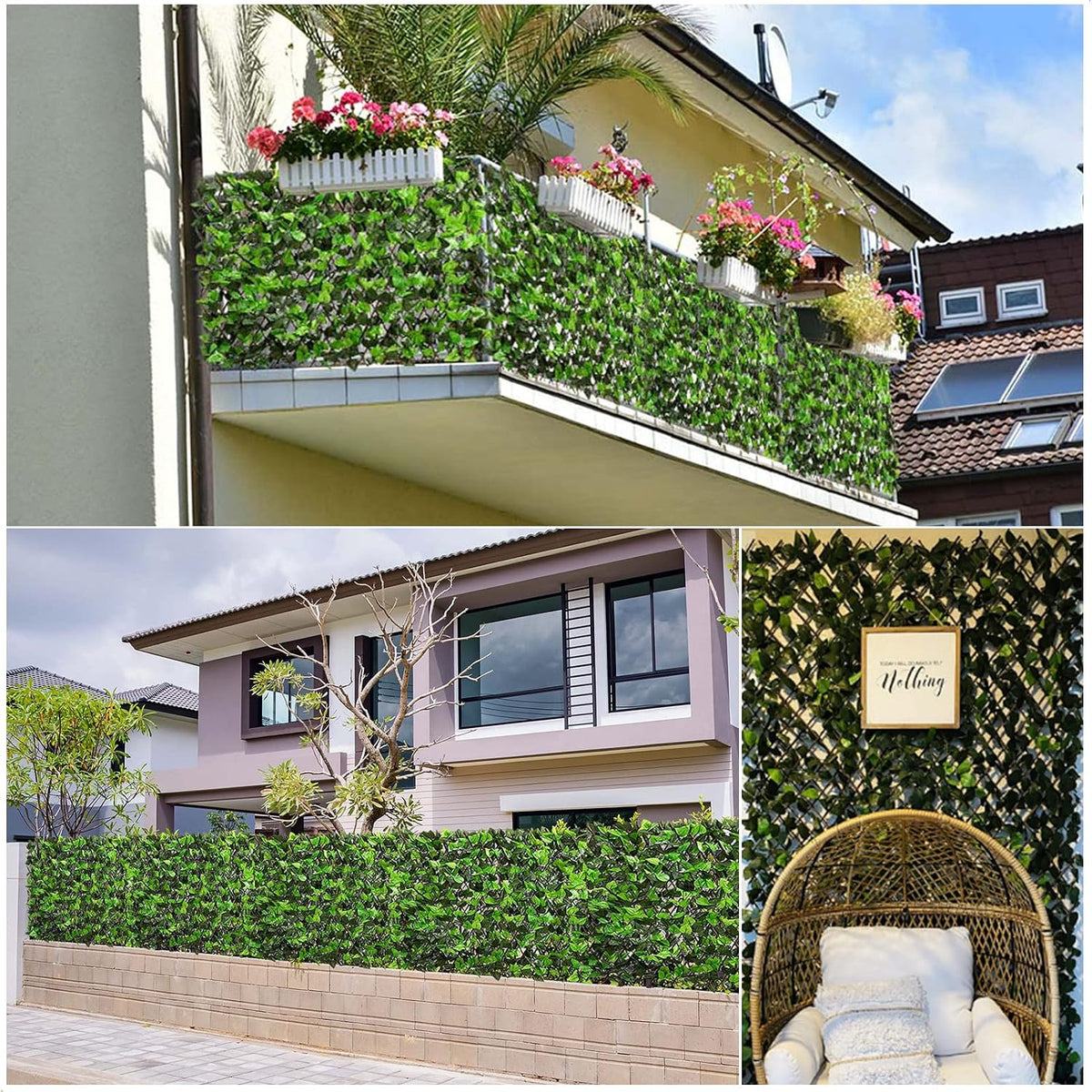 Artificial Ivy Retractable Fence Privacy Screen (🔥Order Today And Enjoy a 50% Discount.)