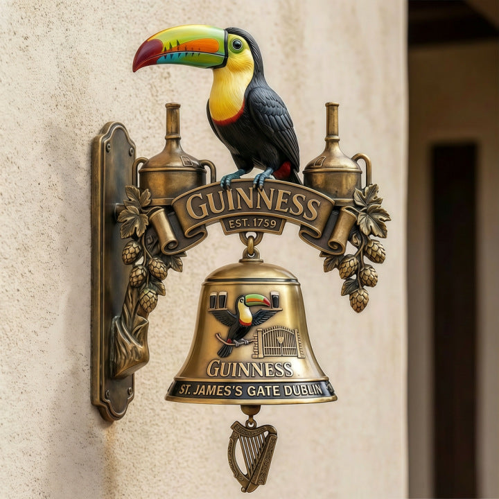 🍺Guinness Toucan Cast Iron Door Bell