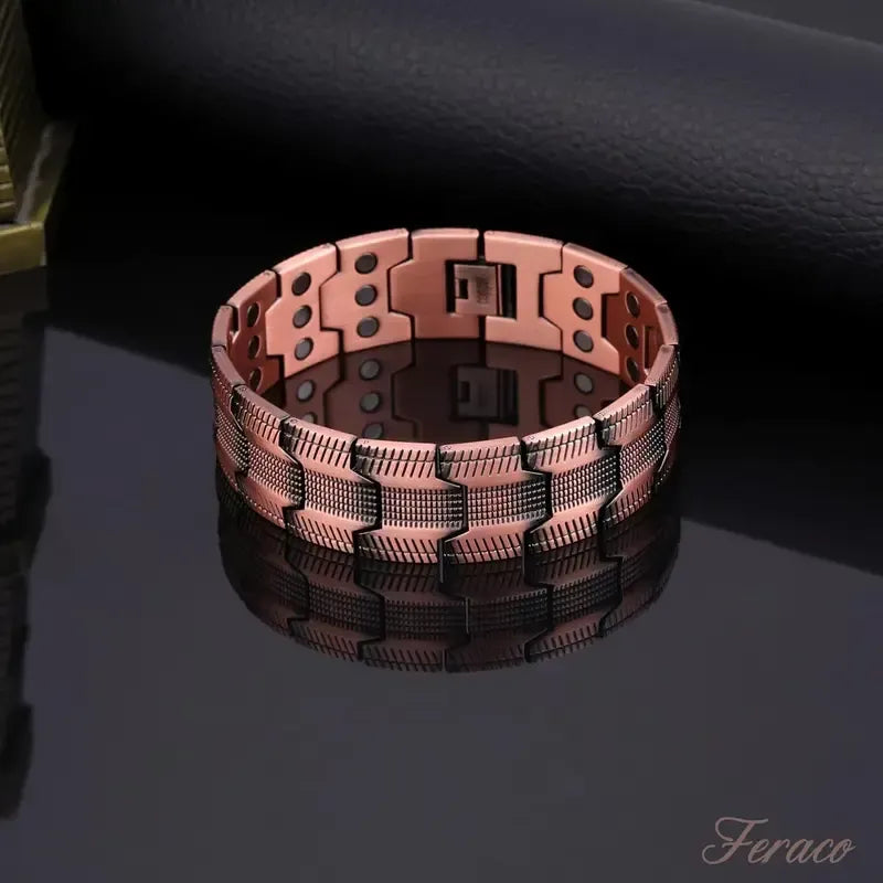 Copper magnetic bracelet--Relieve fatigue and promote blood circulation